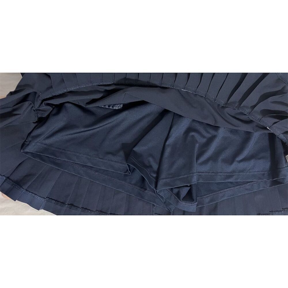 Lady Hagen Women's Pleated Golf Skort Size 16 Navy Blue Knee Length - Picture 7 of 10